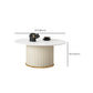 Slate Round Coffee Table Pedestal Coffee Cocktail Table for Living Room Clearhalo 'Coffee & Accent Tables' 'Coffee Tables' 'coffee_tables' 'furn' 'furn_coffee_tables' 'Furniture' 'Living Room Furniture' 1200x1200_ce1f7de3-1aa6-4400-979f-ce8a4cb71cfa