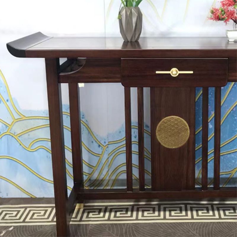 Rectangle Shape Contemporary Console Table Wooden Console Sofa Table Clearhalo 'Console Tables' 'console_tables' 'Entry & Mudroom Furniture' 'furn' 'furn_console_tables' 'Furniture' 1200x1200_ce1fc366-57ab-4166-82a0-d63720e2f496