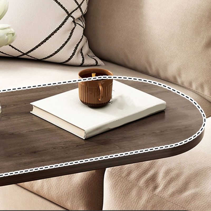 11" Wide Contemporary Corner Table Wood Oval Accent Side Table Clearhalo 'Coffee & Accent Tables' 'End & Side Tables' 'end_side_tables' 'furn' 'furn_end_side_tables' 'Furniture' 'Living Room Furniture' 1200x1200_ce2041ea-359c-48d8-9b6e-8c91e652a98e