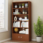 Modern Style Bookshelf Closed Back Engineered Wood Urban Bookcase for Home