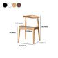 Solid Wood Open Back Side Chair Industrial Dining Side Chair Clearhalo 'Dining Chairs' 'Dining Tables & Seating' 'dining_chair' 'furn' 'furn_dining_chair' 'Furniture' 'Kitchen & Dining Furniture' 1200x1200_ce259332-7533-4744-b82a-732d5d5fe663