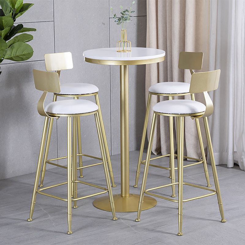 Nordic Style Upholstered Counter Height Stool Low Back Barstool with Metal Legs Clearhalo 'Bar Furniture' 'Bar Stools' 'bar_stools' 'furniture_bar_stools' 'Kitchen & Dining Furniture' 'kitchen&dining_furn' 'kitchen' 'kitchen_furn' Furniture' 1200x1200_ce280abe-b0f8-441e-9693-beea84cf9713