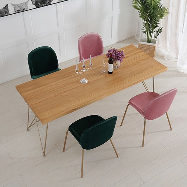 Traditional Luxury Table Rectangle Pine Solid Wood Dining Table for Home Clearhalo ' dining_table' 'Dining Tables & Seating' 'Dining Tables' 'furn' 'furn_dining_table' 'Furniture' 'furniture_dining_table' 'Kitchen & Dining Furniture' 'kitchen&dining_furn' 'kitchen' 'kitchen_dining_table' 1200x1200_ce29e2d5-37bf-4ef9-8cd1-e32cd7963cdd