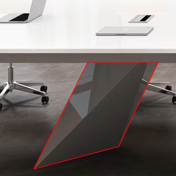 29,25 pollici di scrivania di rettangolo in legno contemporaneo da 29,25 pollici