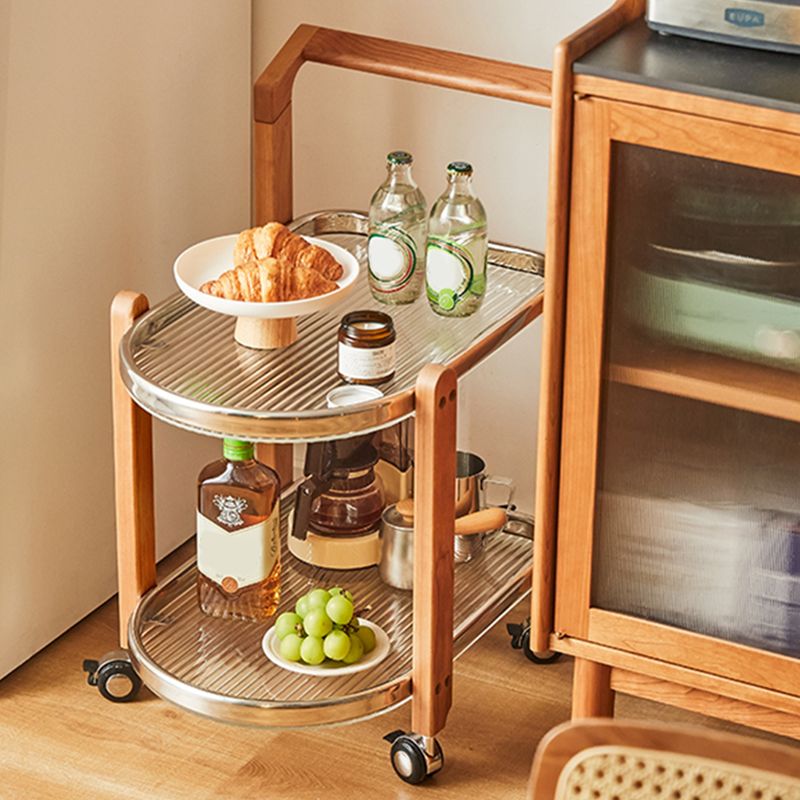 15" Wide Contemporary Corner Table Solid Wood Double Tier Accent Side Table Clearhalo 'Coffee & Accent Tables' 'End & Side Tables' 'end_side_tables' 'furn' 'furn_end_side_tables' 'Furniture' 'Living Room Furniture' 1200x1200_ce2ea4ce-87d0-4a8b-9a46-25f142741541