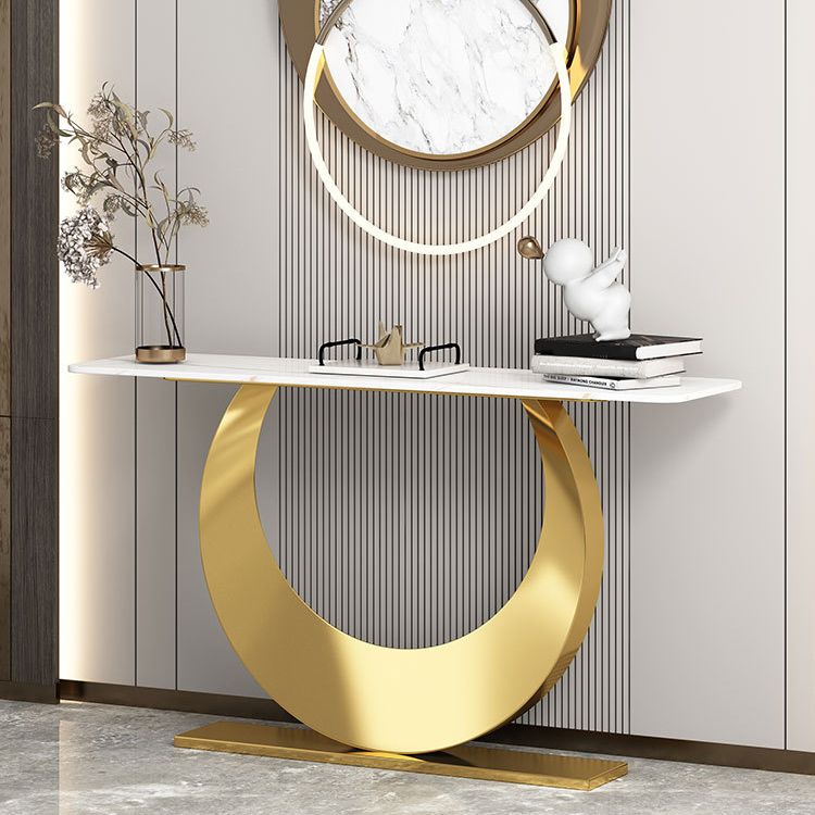 Contemporary Console Accent Table Antique Finish Rectangle Console Sofa Table Clearhalo 'Console Tables' 'console_tables' 'Entry & Mudroom Furniture' 'furn' 'furn_console_tables' 'Furniture' 1200x1200_ce326a7c-bbe6-4be5-8c8d-cae532855838