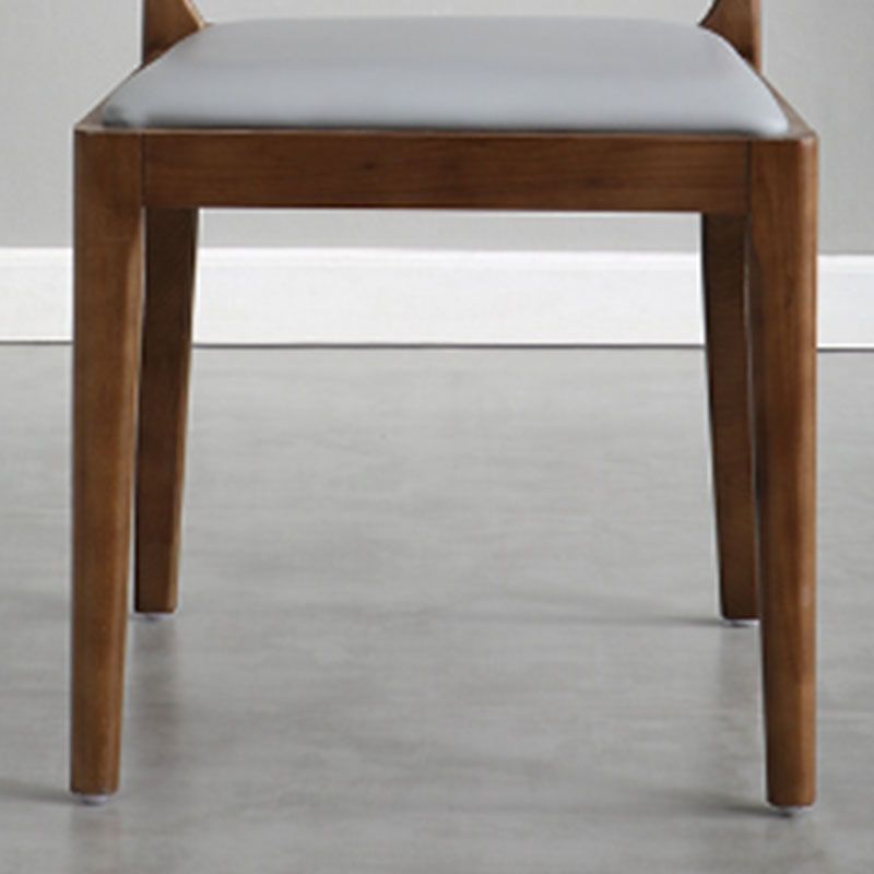 Open Back Side Chair Wood Industrial Style Dining Room Chair for Home Clearhalo 'Dining Chairs' 'Dining Tables & Seating' 'dining_chair' 'furn' 'furn_dining_chair' 'Furniture' 'Kitchen & Dining Furniture' 1200x1200_ce3531a0-39fc-4cf1-afc2-fc2b19b2d59b