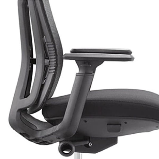 Silla de malla de escritorio moderna silla de oficina de oficina en gris/negro