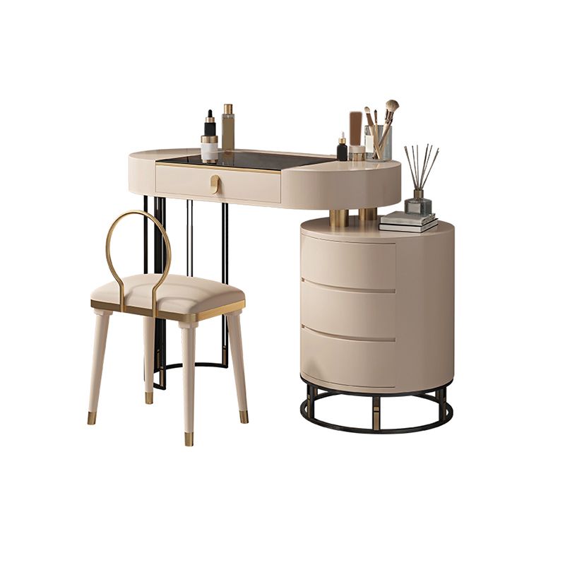 Consejo contemporáneo de tocador de tocador de madera maciza 4 cajas de tocador