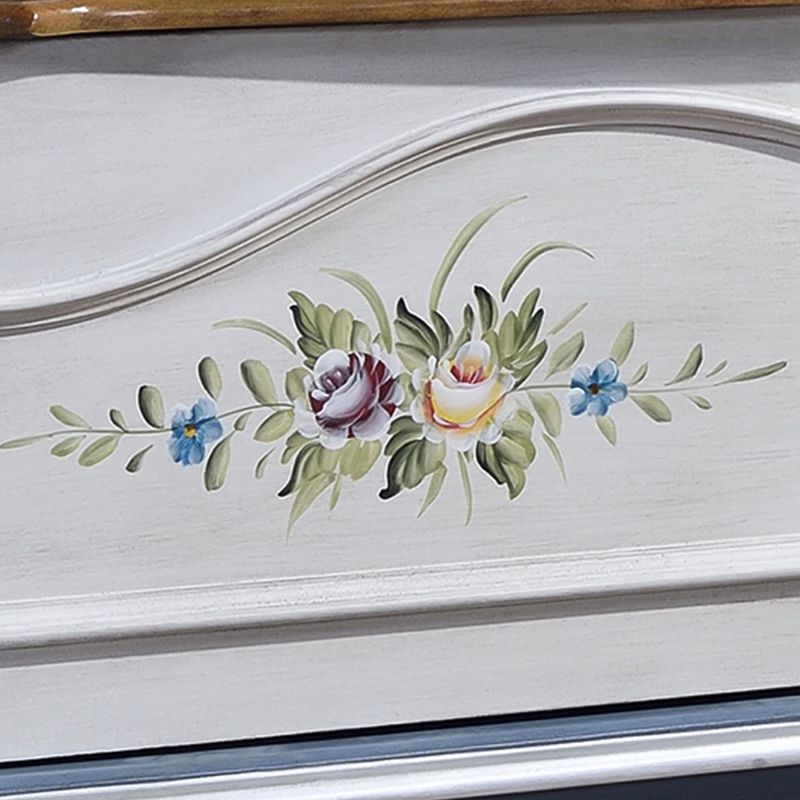 Console TV in legno massiccio tradizionale Casa TV in stoccaggio chiuso