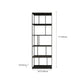 Industrial Style Metal Etagere Bookcase with Rectangular Shelves Bookcase Clearhalo 'Bookcases' 'furn' 'furn_bookcases' 'Furniture' 'furniture_bookcases' 'kitchen' 'kitchen_bookcases' 'Living Room Furniture' 'Office Furniture' 1200x1200_ce39ec1c-c4d2-4082-86f3-15be439eafed