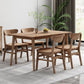 Rectangle Wood in Brown Dining Table Modern Ash Table with 4 Legs for Restaurant Clearhalo ' dining_table' 'Dining Tables & Seating' 'Dining Tables' 'furn' 'furn_dining_table' 'Furniture' 'furniture_dining_table' 'Kitchen & Dining Furniture' 'kitchen&dining_furn' 'kitchen' 'kitchen_dining_table' 1200x1200_ce401a90-6bb6-4fa6-9b33-9b5cbb37b5f6