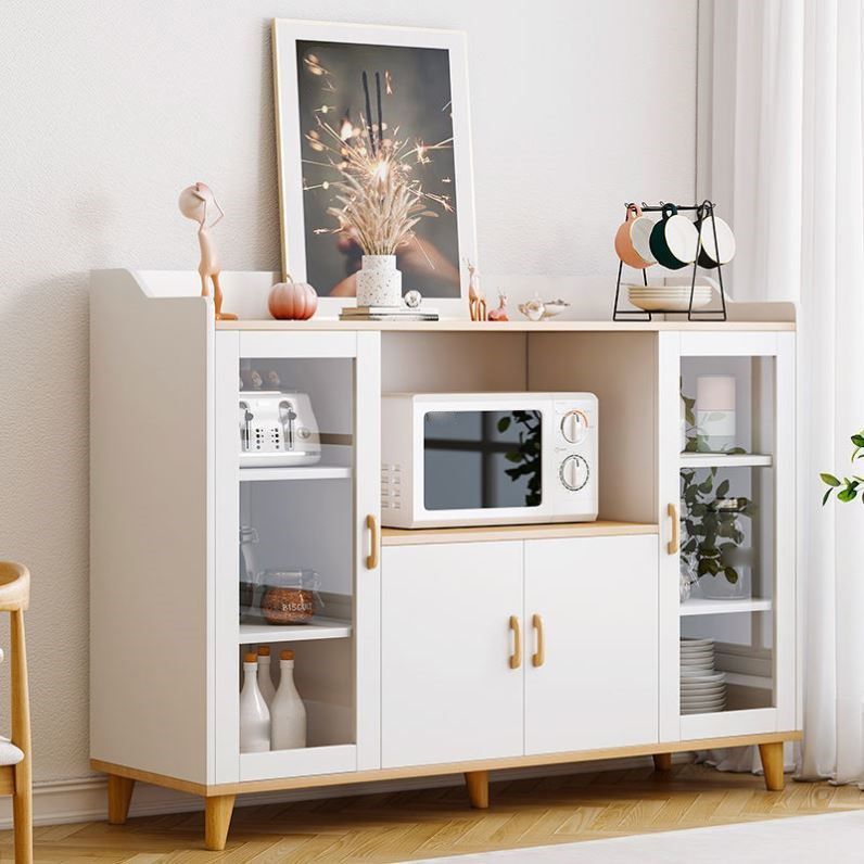 Sideboard mobile rettangolare la credenza moderna cucina in legno