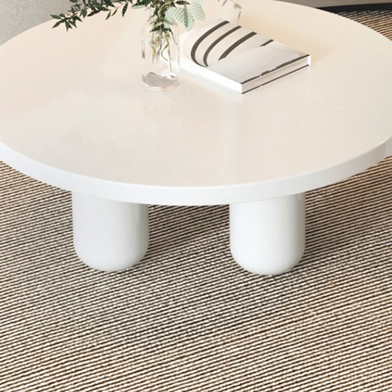 Contemporary Round Coffee Table Set Pedestal Wood Cocktail Table Clearhalo 'Coffee & Accent Tables' 'Coffee Tables' 'coffee_tables' 'furn' 'furn_coffee_tables' 'Furniture' 'Living Room Furniture' 1200x1200_ce417500-afe8-4d44-a9a8-ebebe548dba6