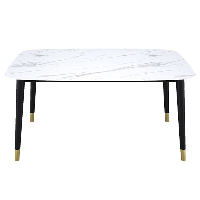Stone Table Contemporary Style Rectangle Dining Site Table with 4 Legs Clearhalo ' dining_table' 'Dining Tables & Seating' 'Dining Tables' 'furn' 'furn_dining_table' 'Furniture' 'furniture_dining_table' 'Kitchen & Dining Furniture' 'kitchen&dining_furn' 'kitchen' 'kitchen_dining_table' 1200x1200_ce43bb73-87bb-4e0e-8f5b-ba13a42e6b4f