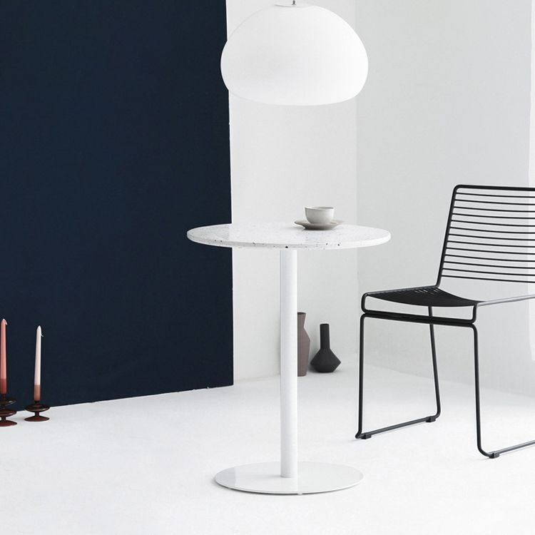 Round Dining Dinette Table Simplicity Style Pedestal Casual Furniture for Home Clearhalo ' dining_table' 'Dining Tables & Seating' 'Dining Tables' 'furn' 'furn_dining_table' 'Furniture' 'furniture_dining_table' 'Kitchen & Dining Furniture' 'kitchen&dining_furn' 'kitchen' 'kitchen_dining_table' 1200x1200_ce445dd1-f613-499d-a0f0-3322eb6c0194