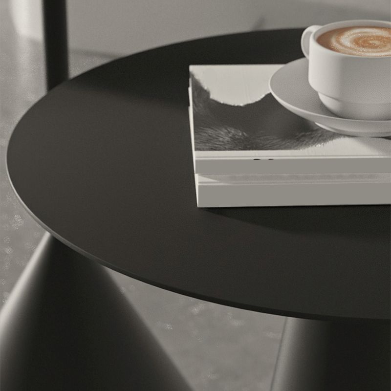 ミッドセンチュリーモダンペデスタルコーヒーテーブルメタルラウンドカクテルテーブル