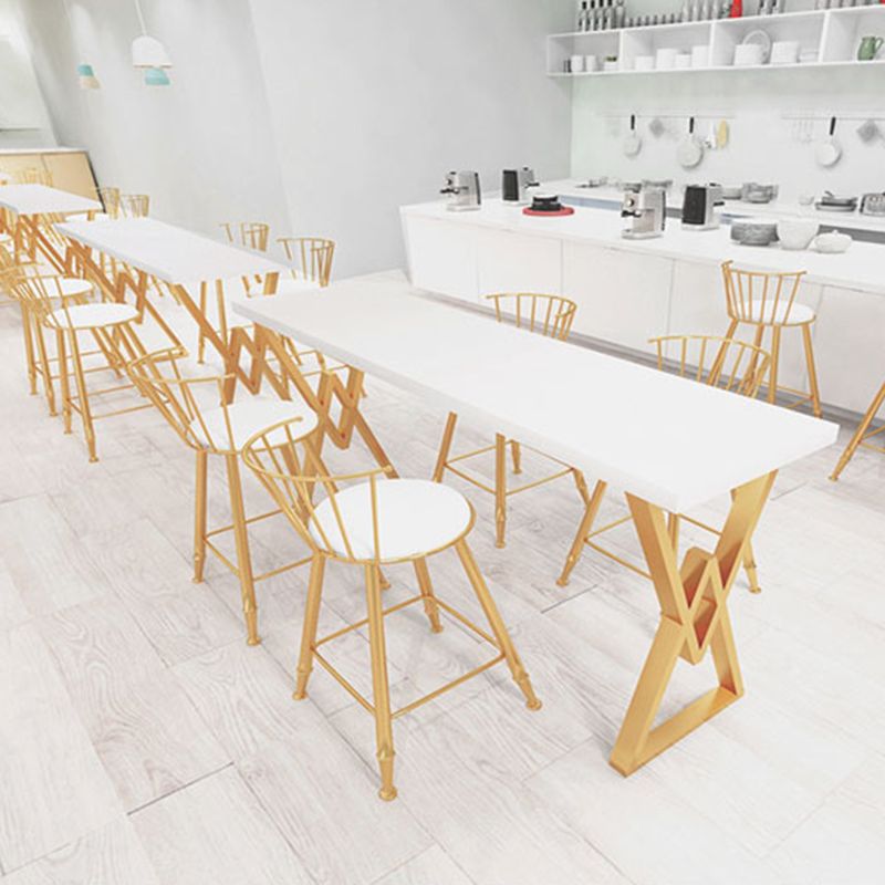 Juego de mesa de Bar rectangular Glam, juego de Pub de madera maciza de 1/3 piezas para comedor