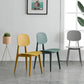 Scandinavian Stackable Dining Side Chair Plastic Armless Dining Chairs