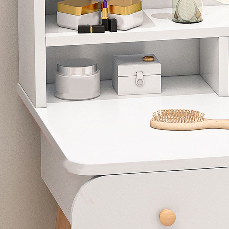 Scandinavische slaapkamer opbergdoos staan ​​rechte voeten ijdelheid bureau