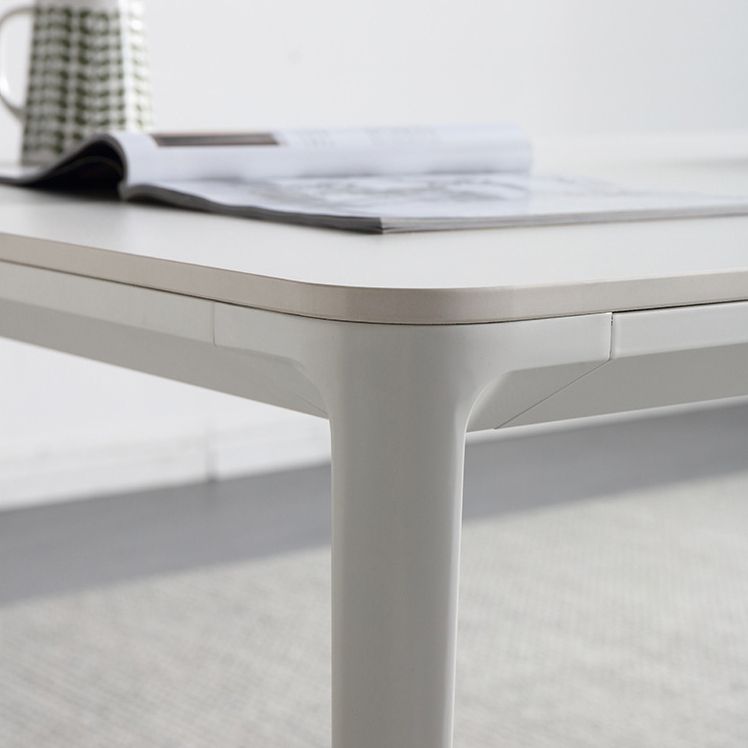 Modern Sintered Stone Rectangle Dining Set White Home Use Dining Room Furniture Set Clearhalo 'Dining Room Sets' 'Dining Tables & Seating' 'dining_room_set' 'furn' 'furn_dining_room_set' 'Furniture' 'furniture_dining_room_set' 'Kitchen & Dining Furniture' 'kitchen&dining_furn' 'kitchen' 1200x1200_ce486680-d800-4c62-9361-d47f2b39e7d4