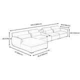 Scandinavian Tan Faux Leather Straight Arm Sofa/Sectionals with Stain-Resistant Clearhalo 'furn' 'furn_sectionals' 'Furniture' 'furniture_sectionals' 'Living Room Furniture' 'Sectionals' 1200x1200_ce49ef5d-bbc1-454f-961e-cf46a1a552b6