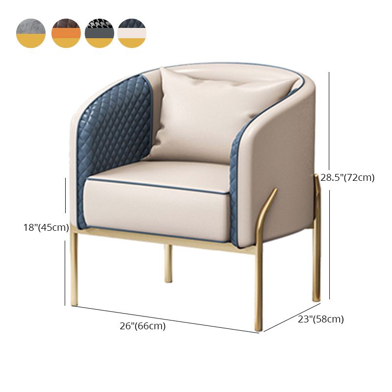 Nordic Style Metal Dining Room Chair Armless Upholstered Side Chairs for Home Use Clearhalo ' kitchen&dining_furn' 'Dining Chairs' 'Dining Tables & Seating' 'dining_chair' 'furn' 'furn_dining_chair' 'Furniture' 'furniture_dining_chair' 'Kitchen & Dining Furniture' 'kitchen' 1200x1200_ce4a2bb7-9038-47b3-adff-d21f3a38cd2e