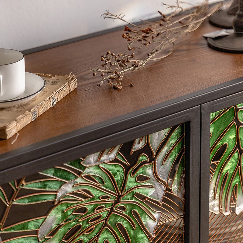 Modern Metal Display Stand Glass Doors Storage Cabinet for Living Room Clearhalo 'Display & China Cabinets' 'display_china_cabinets' 'furn' 'furn_display_china_cabinets' 'Furniture' 'Kitchen & Dining Furniture' 1200x1200_ce4b77c0-9853-4fab-ab12-4cf572491647