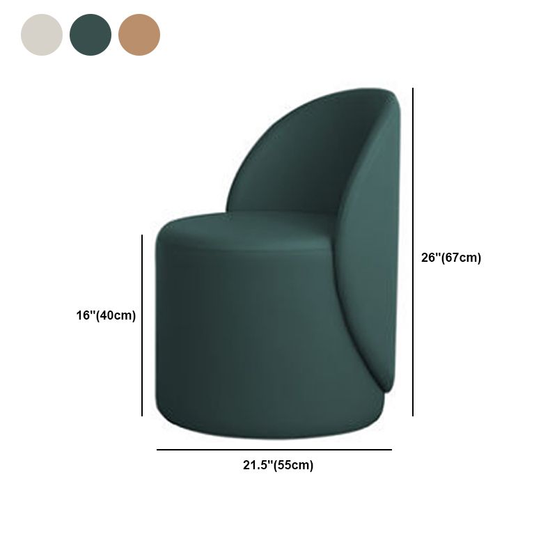 Silla sin brazo 21.6 "L x20.0" W x29.9 "H Silla giratoria para sala de estar