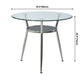 Modern Style Glass Dining Table Clear Round Table with 3 Legs for Home Use Clearhalo ' dining_table' 'Dining Tables & Seating' 'Dining Tables' 'furn' 'furn_dining_table' 'Furniture' 'furniture_dining_table' 'Kitchen & Dining Furniture' 'kitchen&dining_furn' 'kitchen' 'kitchen_dining_table' 1200x1200_ce4c5a71-9d81-45b9-a2fa-f0d347ef0071