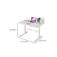Contemporary Adjustable Height Writing Desk White T-shape Base Office Desk Clearhalo 'furn' 'furn_office_desk' 'Furniture' 'Office Desks' 'Office Furniture' 'office_desk' 1200x1200_ce4fc94d-83ed-4aba-8762-02381e01ed94