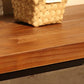 Industrial Solid Wood Bar Table Trestle Base Dining Table for Bistro