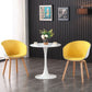 Simple MDF Round Shape Dining Tale Standard Kitchen Dining Table with Tulip Base Clearhalo ' dining_table' 'Dining Tables & Seating' 'Dining Tables' 'furn' 'furn_dining_table' 'Furniture' 'furniture_dining_table' 'Kitchen & Dining Furniture' 'kitchen&dining_furn' 'kitchen' 'kitchen_dining_table' 1200x1200_ce50a8e5-7fe7-4341-91d8-30cc4571a358