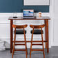 Contemporary Rectangle Bar Table Wood Bar Dining Table for Living Room