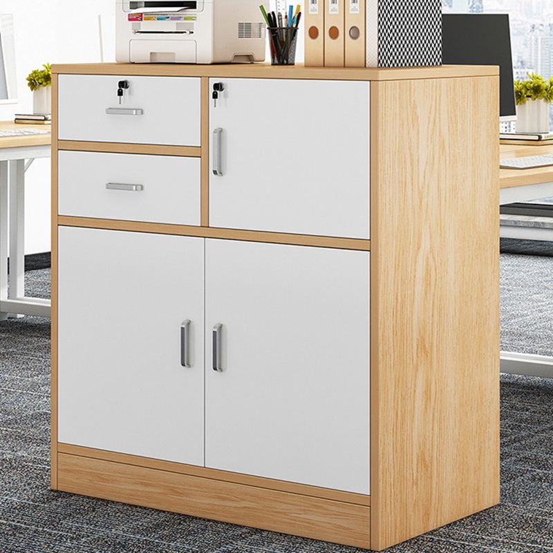 Nordic Style File Cabinet Drawers Color Block Vertical Wood File Cabinet Clearhalo 'Filing Cabinets' 'filling_cabinets' 'furn' 'furn_filling_cabinets' 'Furniture' 'Office Furniture' 1200x1200_ce50e0a2-511a-40c8-94e8-dc4664a1bcd4