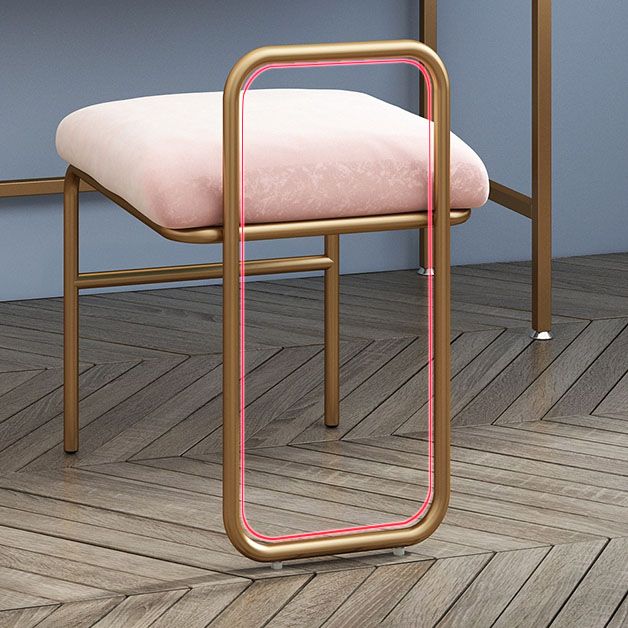 Sillas de comedor sin brazo de terciopelo glamorosa sillas de comedor de metal para uso doméstico