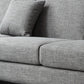 Contemporary Cushions Square Arm Living Room Stationary Seating