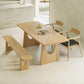 Modern Solid Wood Dining Room Set 1/2/4/5/7 Pieces Pine Dining Room Chair Set Clearhalo 'Dining Room Sets' 'Dining Tables & Seating' 'dining_room_set' 'furn' 'furn_dining_room_set' 'Furniture' 'Kitchen & Dining Furniture' 1200x1200_ce5b0e65-3a4d-45cb-869a-cf4bbccfb599