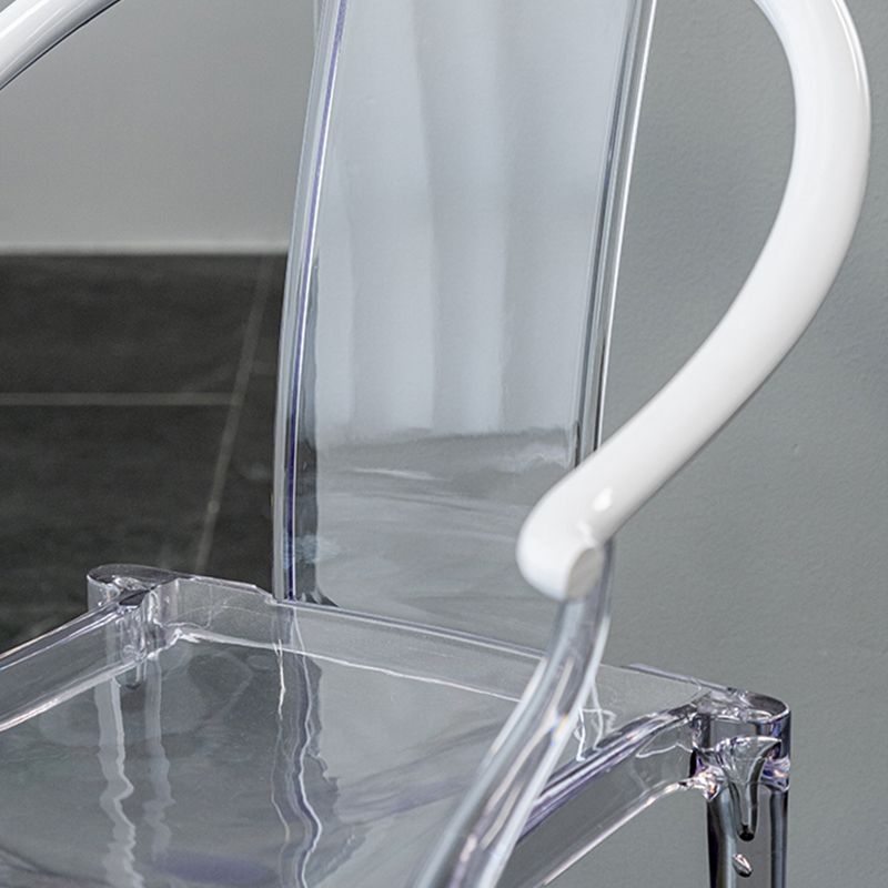 Silla de brazo de la lata del sillón del sillón acrílico del marco acrílico