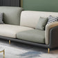 Living Room Faux Leather Sofa Modern Green and White Couch with Brass Legs Clearhalo 'furn' 'furn_sofas' 'Furniture' 'furniture_sofas' 'Living Room Furniture' 'Sofa' 'sofas' 1200x1200_ce5e10ce-bc4a-4dd3-a368-dbe79a4c144e