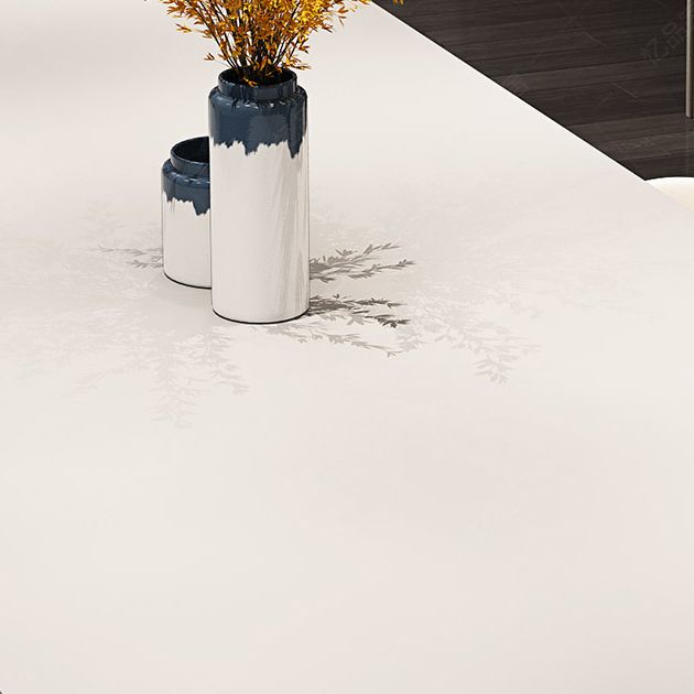 Contemporary Dining Table Sintered Stone Dining Table with 4 Metal Legs for Dining Room Clearhalo ' dining_table' 'Dining Tables & Seating' 'Dining Tables' 'Furniture' 'furniture_dining_table' 'Kitchen & Dining Furniture' 'kitchen&dining_furn' 'kitchen' 'kitchen_dining_table' 1200x1200_ce5fc891-6271-47e9-bc3c-50af23245610