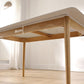 Simplicity Rectangle Dining Table White Sintered Stone Table with 4 Oak Solid Wood Legs Clearhalo ' dining_table' 'Dining Tables & Seating' 'Dining Tables' 'furn' 'furn_dining_table' 'Furniture' 'furniture_dining_table' 'Kitchen & Dining Furniture' 'kitchen&dining_furn' 'kitchen' 'kitchen_dining_table' 1200x1200_ce5ff5a0-3d6e-460f-a67f-7a8cf57cde7c