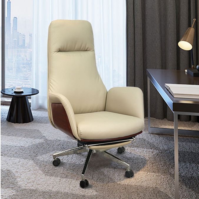 Modern No Arm Executive Chair Verstelbare Hoogte Managers Stoel voor Office