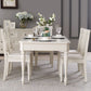 Rectangle 4 Legs Mid-Century Dining Table White Tone Fixed Table of Solid Wood Clearhalo ' dining_table' 'Dining Tables & Seating' 'Dining Tables' 'furn' 'furn_dining_table' 'Furniture' 'furniture_dining_table' 'Kitchen & Dining Furniture' 'kitchen&dining_furn' 'kitchen' 'kitchen_dining_table' 1200x1200_ce645822-b112-4865-8c00-2db3af729f09