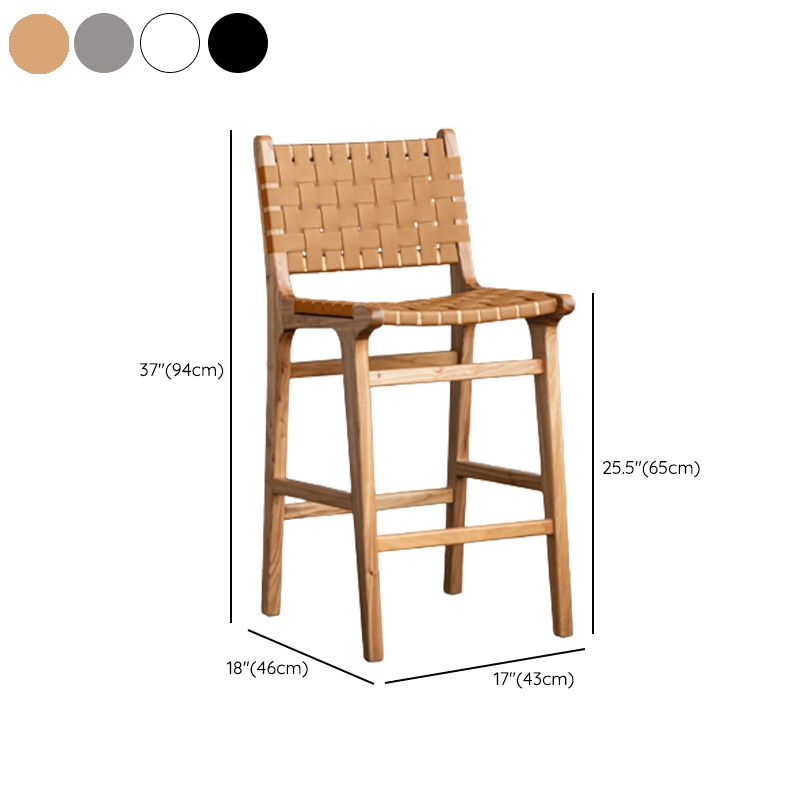 Contemporary 37" Height Solid Wood Backrest Counter High Stool Clearhalo 'Bar Furniture' 'Bar Stools' 'bar_stools' 'furn' 'furn_bar_stools' 'Furniture' 'Kitchen & Dining Furniture' 1200x1200_ce64a5c8-1b0d-462a-8921-c2fa87bb8db1