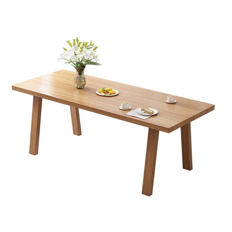 Minimalist Pine Dining Room Table Set 1/2/7 Pieces Home Table and Chairs Clearhalo 'Dining Room Sets' 'Dining Tables & Seating' 'dining_room_set' 'furn' 'furn_dining_room_set' 'Furniture' 'Kitchen & Dining Furniture' 1200x1200_ce654239-d44b-437c-9f6e-29a3dbeef158