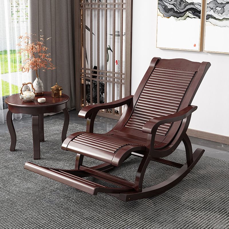 Modern Solid Wood Rocker Chair Spindle Rocker Chair for Living Room Clearhalo 'Chairs & Seating' 'furn' 'furn_rocking_chairs' 'Furniture' 'Living Room Furniture' 'Rocking Chairs' 'rocking_chairs' 1200x1200_ce65ddc4-f160-44c7-95b4-bfc07540a9d2