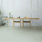 Modern 1/3/4/5 Pieces Dining Set Rectangle Pine Wood Dining Table for Kitchen