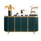 Sideboard di marmo in finta fusione a buffet in stile contemporaneo con armadi