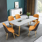 Metal Traditional Luxury Rectangle Table Sintered Stone Table with Sled Clearhalo ' dining_table' 'Dining Tables & Seating' 'Dining Tables' 'furn' 'furn_dining_table' 'Furniture' 'furniture_dining_table' 'Kitchen & Dining Furniture' 'kitchen&dining_furn' 'kitchen' 'kitchen_dining_table' 1200x1200_ce6c1153-21b8-4f28-a42e-91c7ddbaa6c2